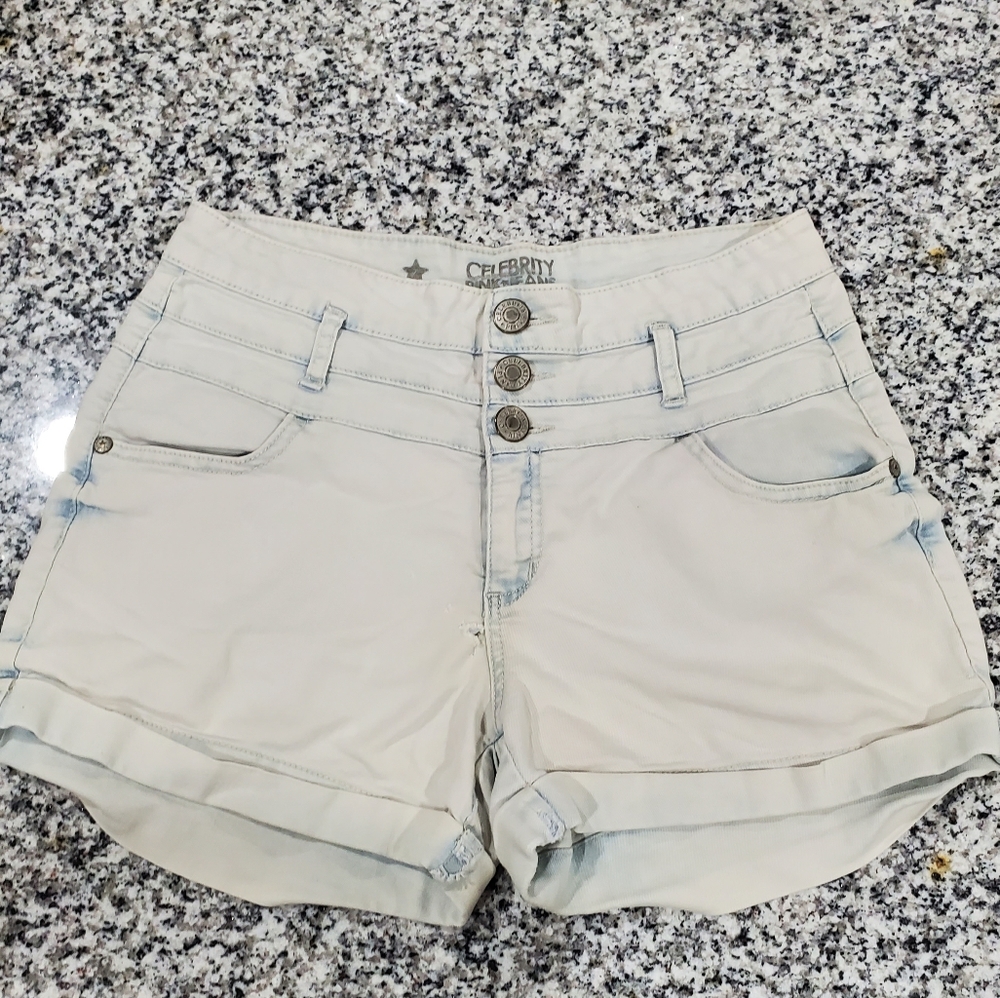 Celebrity Pink Jeans High-Waisted Denim Shorts